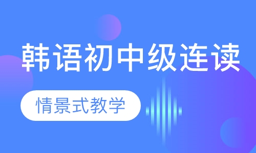 韩语初中级连读课程