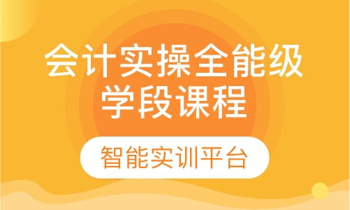 会计实操全能级学段课程