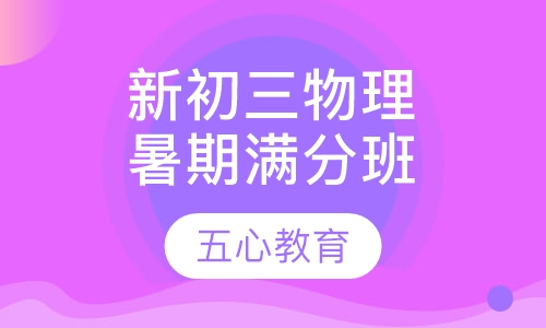 新初三暑期物理满分班