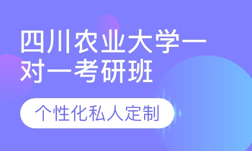 直播课四川农业大学一对一考研辅导班