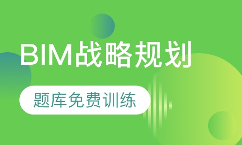 BIM战略规划 （取证+实操班）