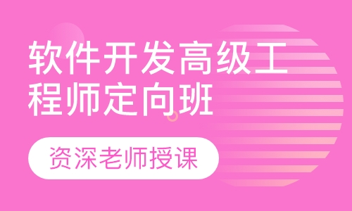 软件开发高级工程师定向班
