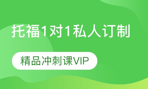 托福1对1私人订制 精品冲刺课VIP