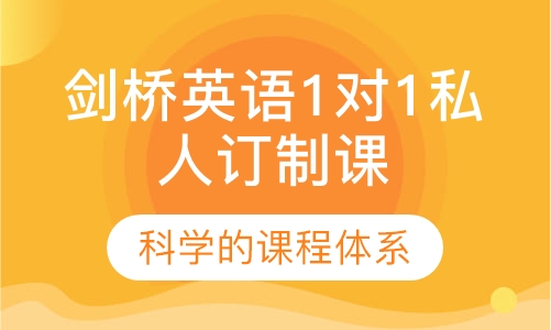 剑桥英语1对1私人订制课