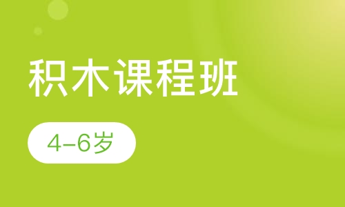 4-6岁积木课程班