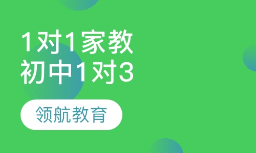 1对1家教初中1对3