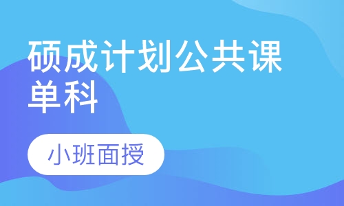 硕成计划公共课单科（英语/数学/语文）