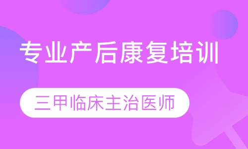 广州产后康复专业培训
