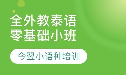泰语全外教精品小班培训