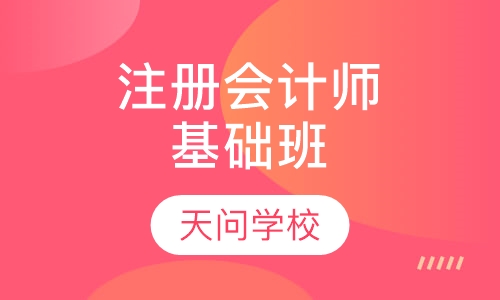 注册会计师基础班