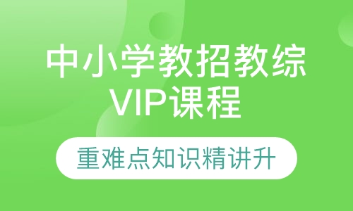 中小学教招教综VIP课程