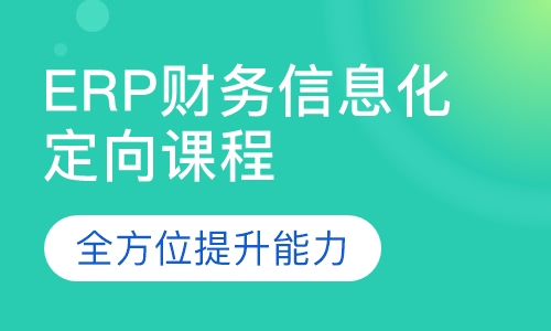ERP财务信息化定向课程
