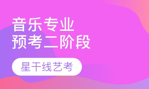 音乐专业周末预考二阶段班