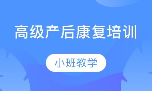 高级产后康复培训