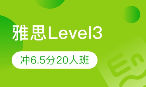 雅思能力端Level3冲6.5分20人班