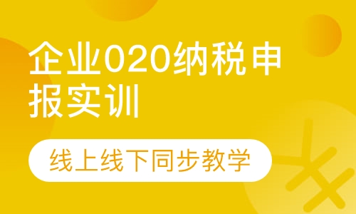 企业020纳税申报实训