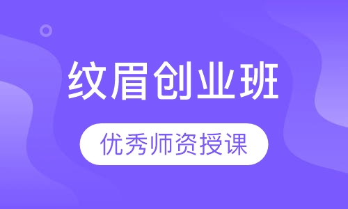 纹眉创业班