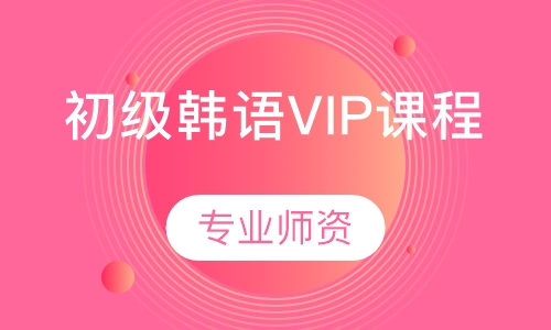 初级韩语VIP课程