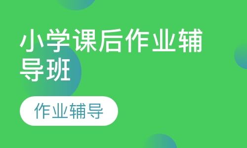 小学课后作业辅导班