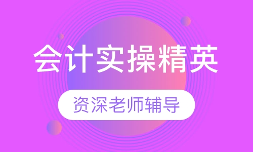 会计实操精英级课程
