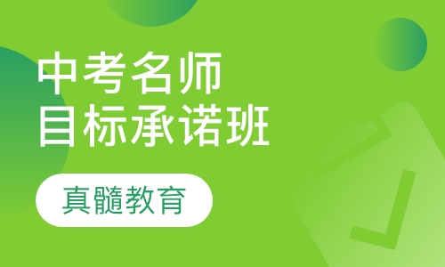 中考名师目标承诺班