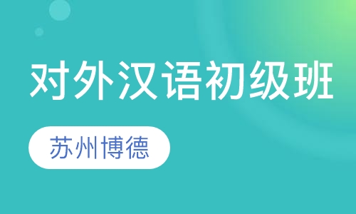对外汉语初级班