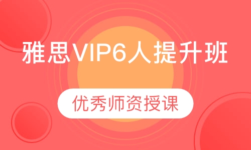 雅思VIP6人提升班