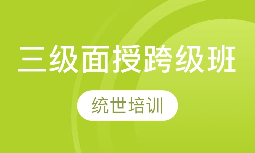 三级面授跨级班
