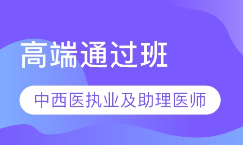 中西医执业及助理医师高端通过班