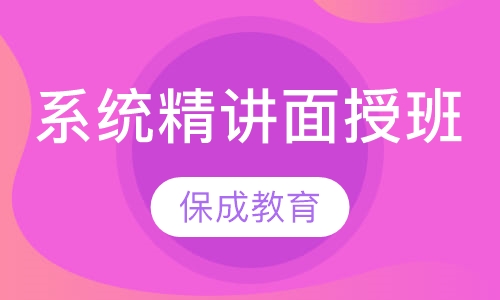 系统精讲面授班