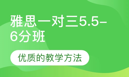 雅思一对三5.5-6分班