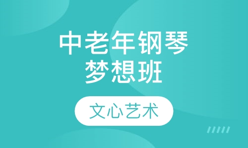 中老年钢琴梦想班