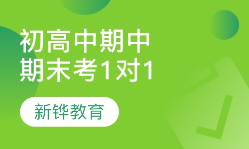初高中期中、期末考试一对一辅导
