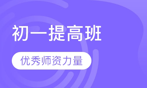 初一各科提高班
