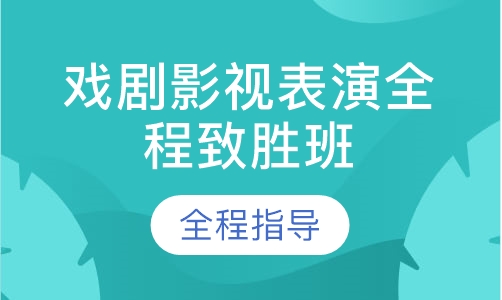 戏剧影视表演全程致胜班