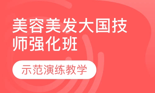 国际联盟美发大国技师强化班