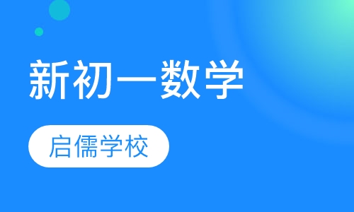 新初一数学辅导班