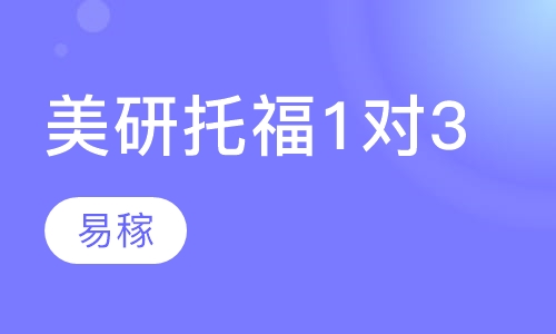 美研托福1对3