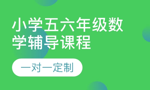 小学五六年级数学辅导课程