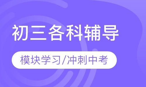 初三冲刺课程