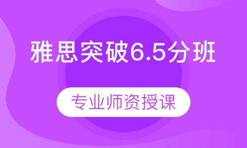 雅思突破6.5分班