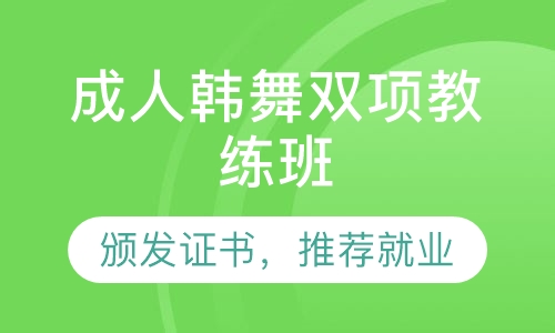 成人韩舞双项教练班