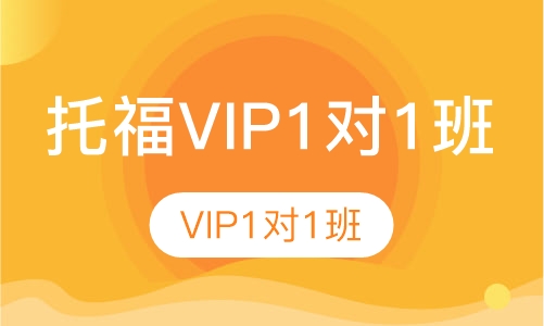 托福VIP1对1班