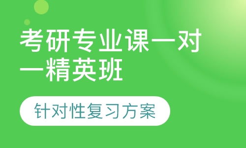 考研专业课一对一精英全程班