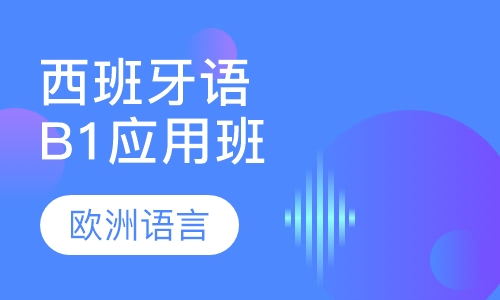 西班牙语B1应用班