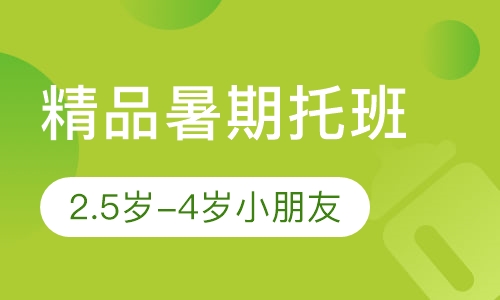 瑞德启蒙精品暑期托班