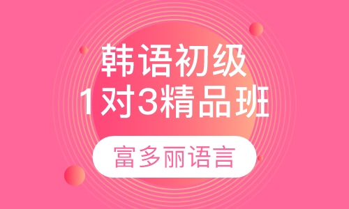 韩语初级1对3精品班
