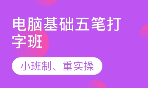 电脑基础五笔打字班