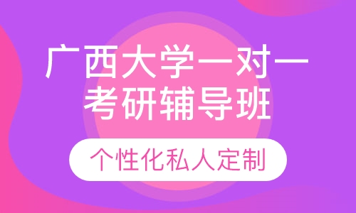 直播课广西大学一对一考研辅导班