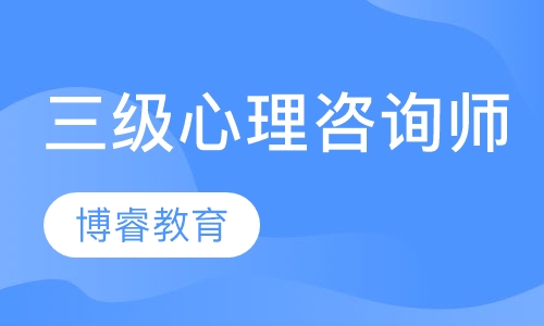 国家三级心理咨询师班